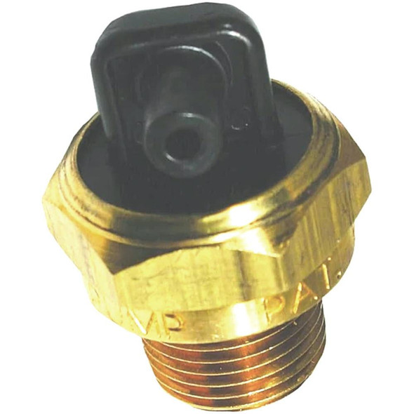 ProTool Thermal Relief Valve 3/8in Pressure Washer, brass and black plastic pressure relief valve for water pressure control.
