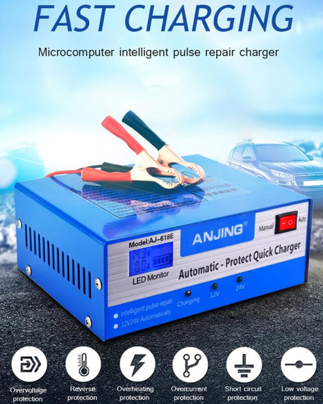 ProTool Battery Fast Smart Pulse Charger 130watt 12v or 24v