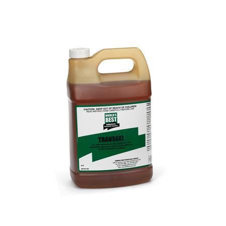 J.Racenstein Graffiti Remover Transgel 4 Thk Old Pnt Gal, a large plastic jug of graffiti removal gel with a handle and label, designed for graffiti removal.