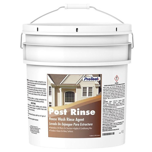 ProTool Post Rinse, house wash rinse agent product image in a white bucket.