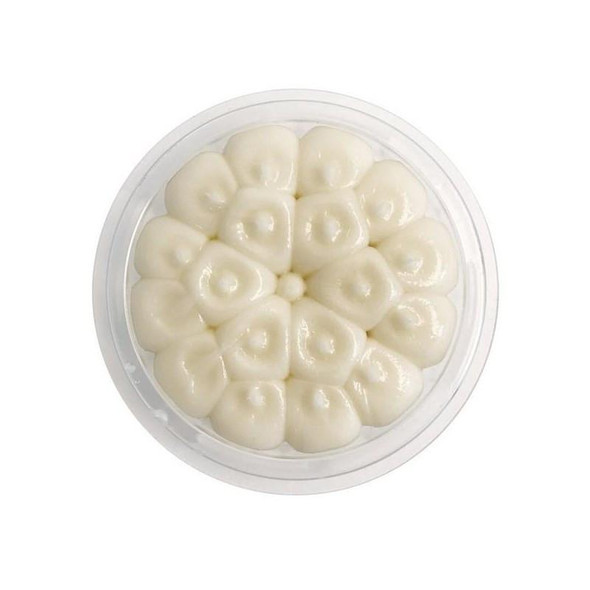 J.Racenstein Bird Barrier Optical Gel, round container filled with white gel beads used to prevent bird intrusions.