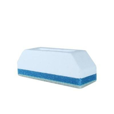 StonePro Applicator for countertop sealer, rectangular sponge tool with blue and white layers for applying sealant evenly on stone surfaces.