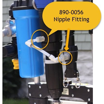 Nipple Fitting Clever Injector and Mix Chamber