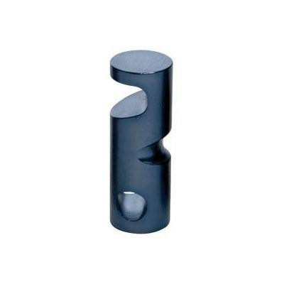 J.Racenstein Bar Brake 7/8in Aluminum Straight Slot with Groove, cylindrical metal brake component with a grooved slot for mechanical use.