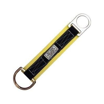 J.Racenstein Tie Off Pad 06ft Sky Genie, yellow safety tie-off strap with metal ring and black strap for fall protection.