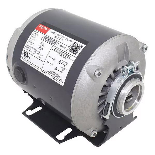 Dayton ProTool 1/3 HP Electric Motor D, durable industrial electric motor with a black and silver finish and mounting base.
