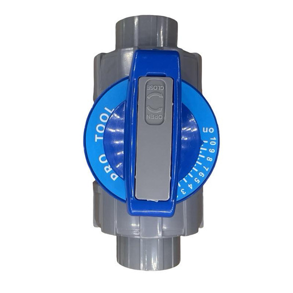 ProTool Metering Valve 3/4 inch, industrial control valve with dial adjustment and toggle operation.