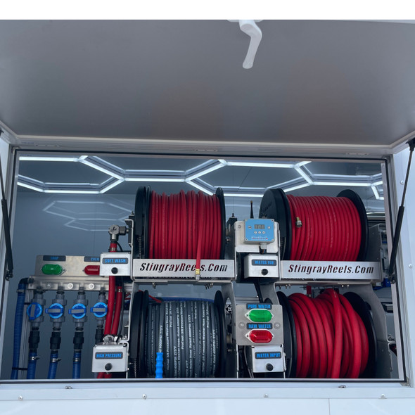 Enclosed Pressure and Soft Washing Drone Trailer