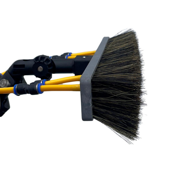 ProTool 4 Pencil-Jet Boar's Hair Brush 12in, professional hair styling brush with dense boar's hair bristles and black handle design