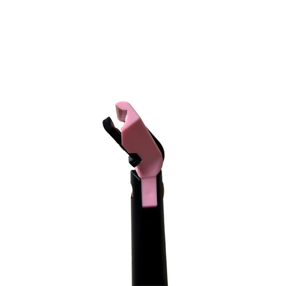 Monster Products - Wide Body Swivel Handle, close-up of the black handle and pink swivel head against a white background