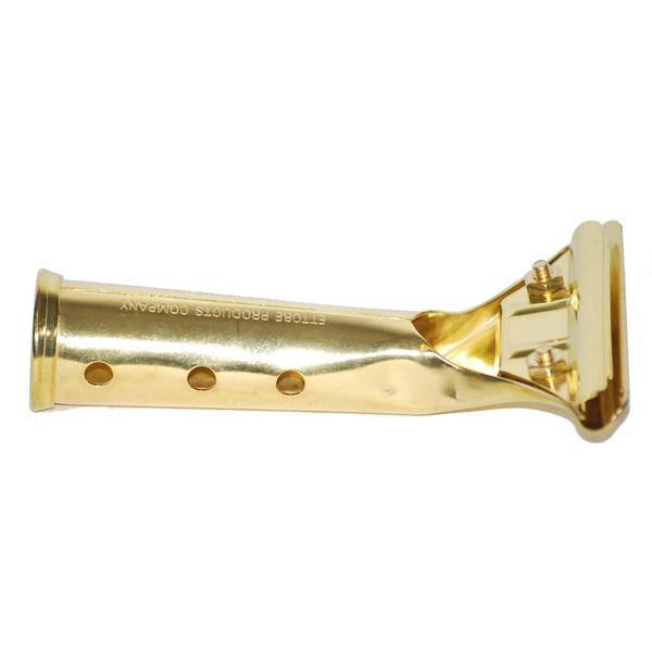 Ettore Handle Master Classic, gold-colored razor handle with a sturdy build and classic design.