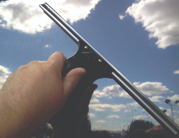 Ettore Rubber Master Replacement, cleaning tool with a rubber blade used for glass cleaning.