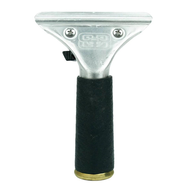 Sorbo Handle Aluminum Fast Release Sorbo, metallic handle with a black grip and brass base for secure grip and quick release.