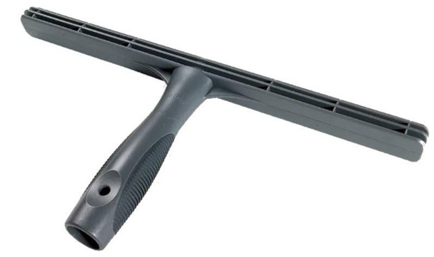 Ettore T-Bar ProGrip, a professional cleaning squeegee with a sturdy handle and wide rubber blade for efficient window washing.