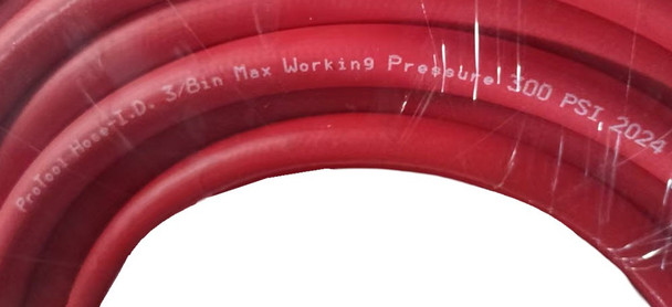 1/2in ID Water Hose Per Foot (No Hose Ends) ProTool Hybrid Red Ultra Light