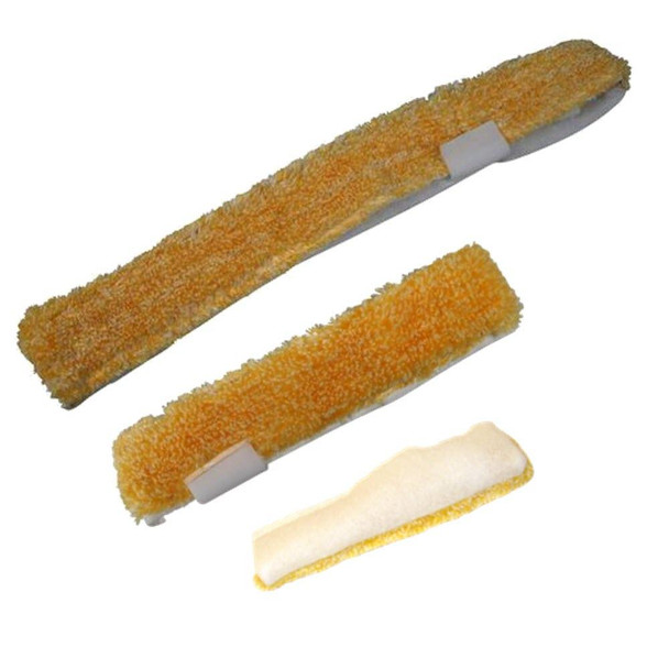 Wiljer Sleeve Goldline White Shark Combo, medical surgical sponge applicators in white and yellow with textured absorbent surface.