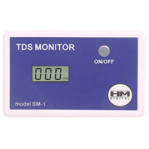 ProTool TDS Inline Meter, includes a 1/4 Tee for measuring TDS levels in liquids.