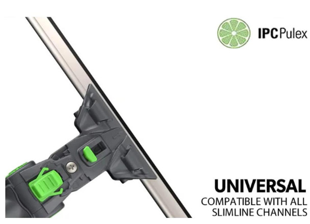 Pulex UniHandle, a universal cleaning tool attachment, designed for versatile compatibility with all Slimline channels for efficient cleaning and maintenance.