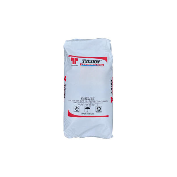 ProTool Resin DI Cubic Foot - New Virgin Resin, white plastic bag packaging with red and black branding, distribution details, and recycling symbols.
