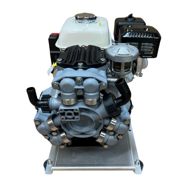 ProTool BPX25 - P40 Soft Wash Sprayer Skid, industrial cleaning equipment with a compact design, featuring a high-pressure pump, hoses, and control components mounted on a sturdy metal base.