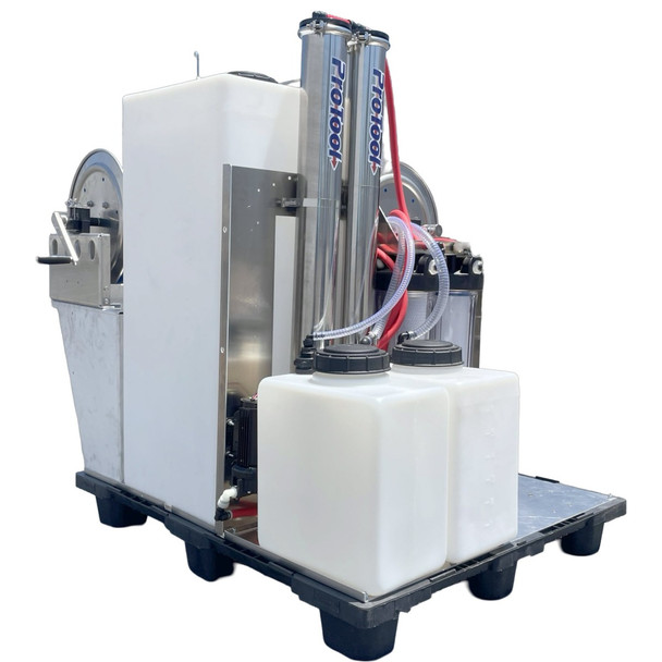 Softwash Sprayer, Pure Water, Water Fed Skid, 2 Delivery Reels