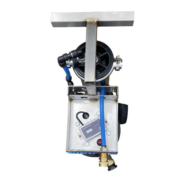 ProTool Ultimate Residential Kit, top view of the portable water filtration system with pumps, hoses, and control panel.