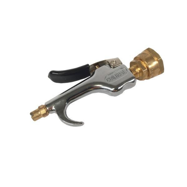 J.Racenstein Maven Handheld Fan Sprayer, portable metallic hand spray with a trigger and brass nozzle for efficient cooling and spraying applications.