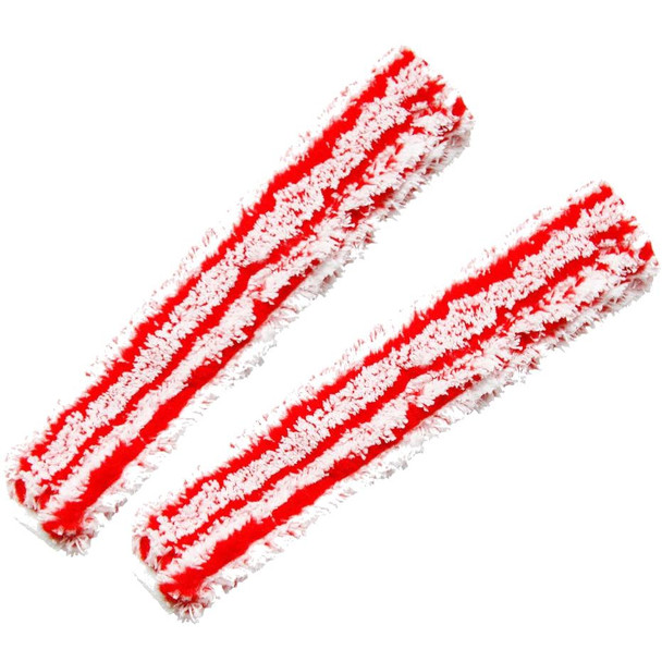Pulex Sleeve MicroTiger Red, red and white microfiber cleaning sleeves for effective cleaning and dust removal.