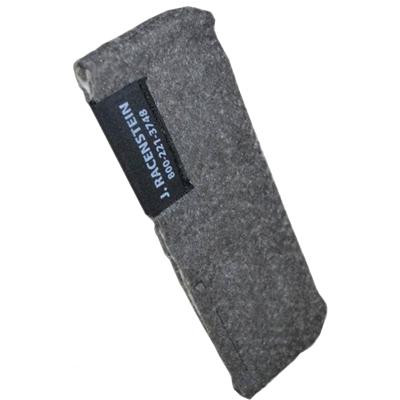J. Racenstein Pro Sleeve Steel Wool, gray steel wool sleeve for cleaning and scrubbing.