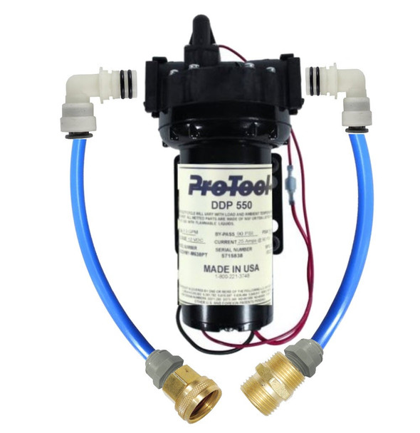 Water Pump Kit 12v for Spraying, Water Fed or Solar Panel cleaning