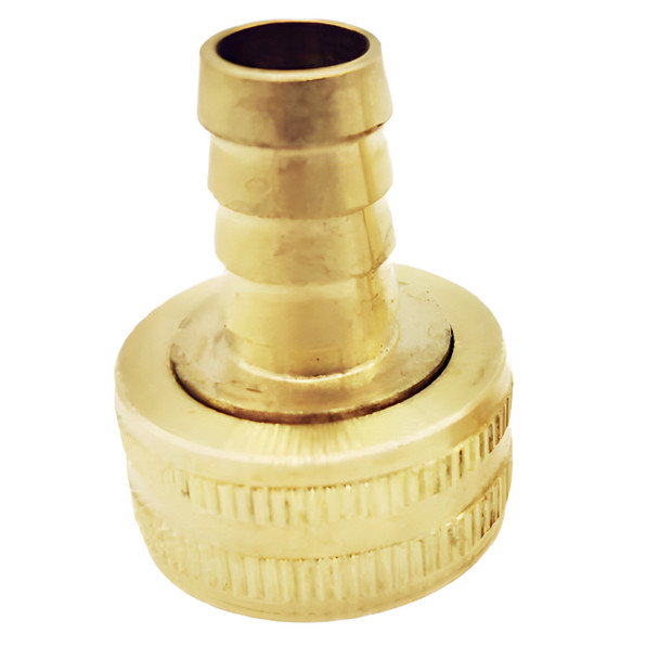 Hose Barb 3/8in barb to 3/4in GH Female with swivel