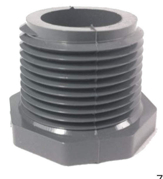 ProTool Plug 1/2 Male NPT PVC Sch 80