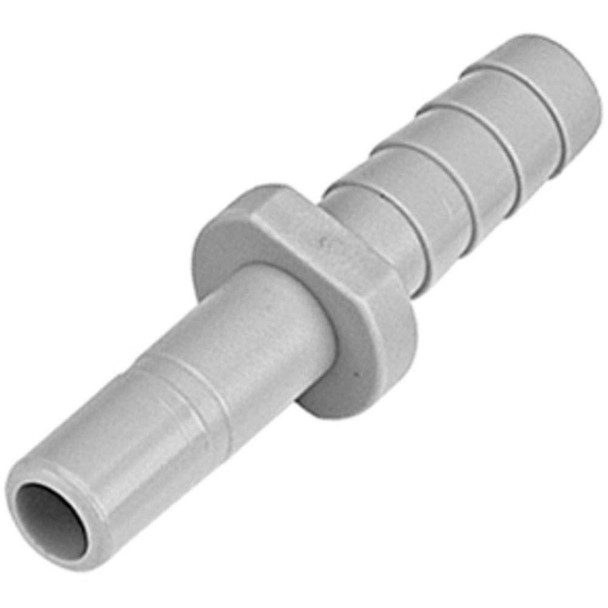 ProTool Stem Barb 1/2in Stem to 1/2in Barb, gray plastic connector with a threaded stem and barb fitting for plumbing or fluid transfer applications.