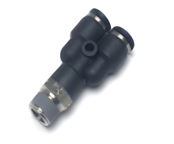 Wye 1/2in NPT to Pushfit 1/2 Acetal