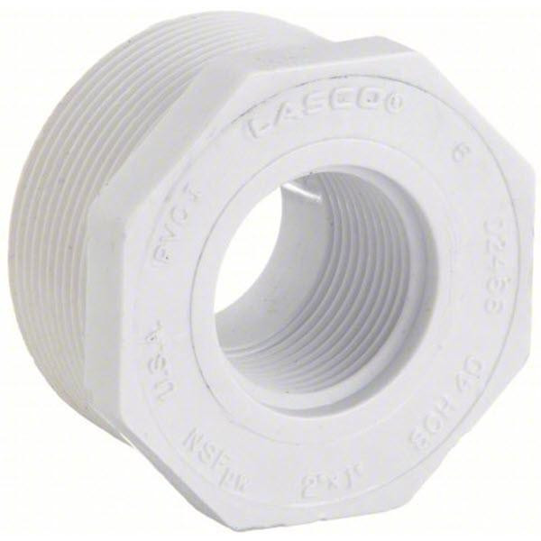 TRADEWRX 1in x 1/2in PVC Schedule 40 Reducer