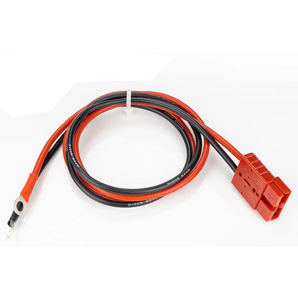 ProTool Red Plug Connect with 20in 8 Gauge Wire Pigtail 12V, electrical wiring harness with red and black wires and a red connector for automotive or RV power connections.