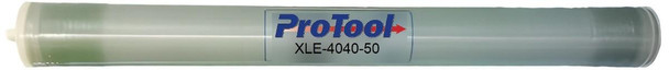J.Racenstein RO Membrane High Flow 4040, cylindrical water filtration membrane with ProTool branding and model number XLE-4040-50.