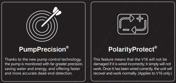 Spring Pump Controller V16 HC WFP Link Long Range Remote Control 35amp 12v, digital remote control and pump controller with features for precise pump operations.