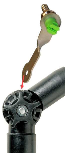 J.Racenstein Spray Nozzle 50 ft Extension Kit for ProTool Sprayer or Garden Hose end, with metal wrench and spray nozzle component.