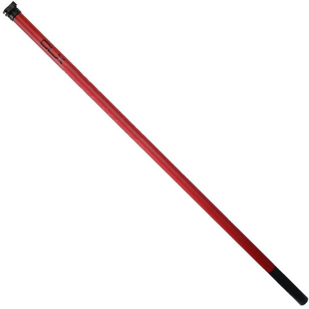 J.Racenstein Gardiner CLX #6 section for 27ft Hybrid Pole, red pole section with black tip.
