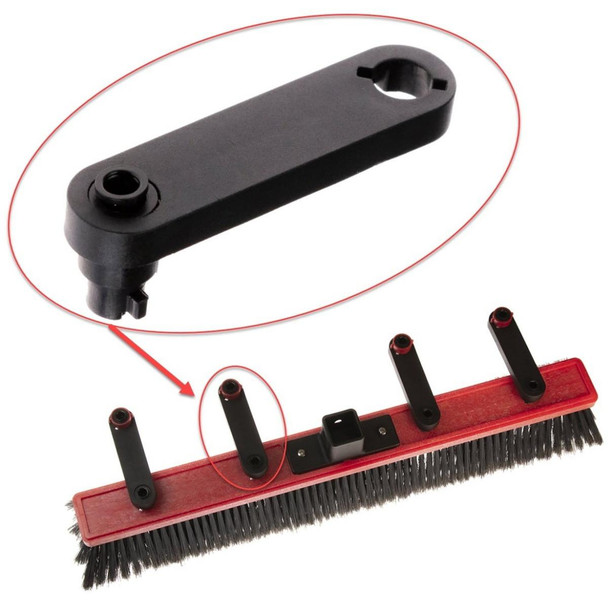 J.Racenstein Gardiner Jet Capsule Extender Bar, black plastic extension bar with mounting holes.