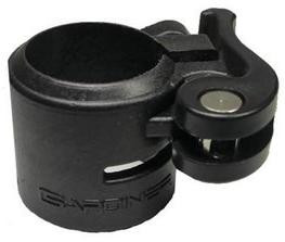 J.Racenstein Gardiner Clamp #5 Complete for Poles, black clamp with adjustable mechanism for securing poles.