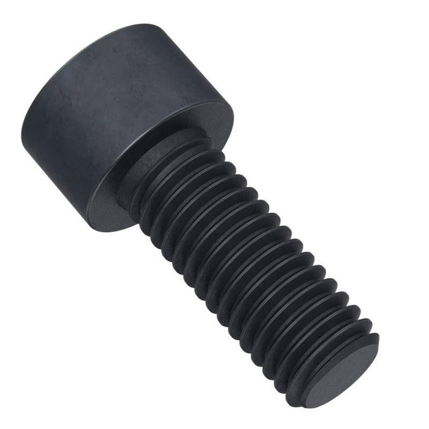 J.Racenstein Black Screw M3x10 TCCE for 32 in brush, black screw with threaded body and flat head for power brush attachment.