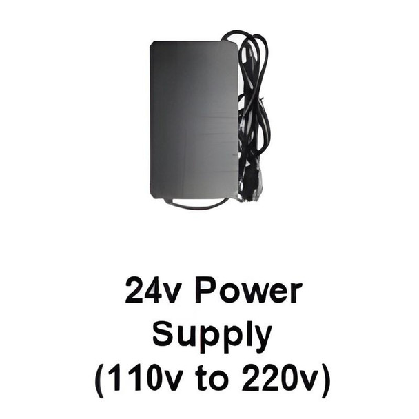 ProTool 24v Power Supply for Double Brush Kit, 110v to 220v compatible power adapter.