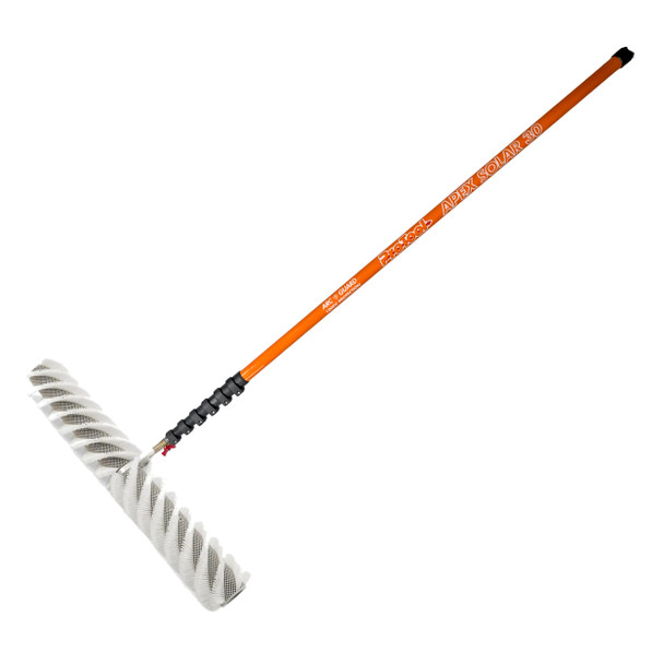 Rotary Solar Brush 32in Water Powered with 30ft ProTool Apex Solar Pole