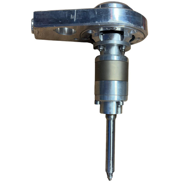 J.Racenstein Side Transmission 32in & 39in Brush, metallic industrial machinery component with a cylindrical shaft and mounting plate.