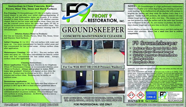 F9 GroundsKeeper Concrete Cleaner Gal