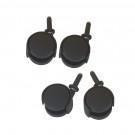 ProTool Casters, set of four wheels designed for Rectangular 05 Gal Bucket.
