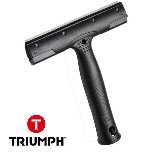 Triumph Scraper Straight Triumph MK2 6in, a black scraper tool with a long handle and flat blade for scraping surfaces.