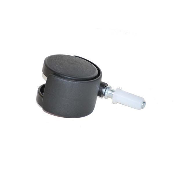 Ettore Bucket Super Caster, black and white paint sprayer attachment for coating applications.